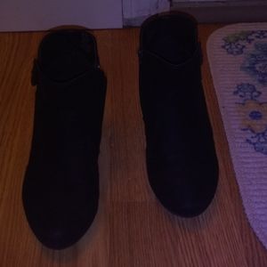 Kid black high heels